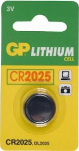 GP CR2025 gomb elem