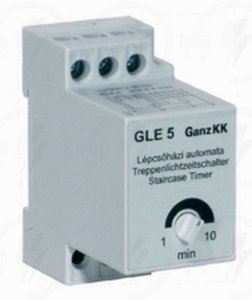 GLE-5 230V lépcsoh.autom., Kapcs telj:1200W, Késl:1-10min.