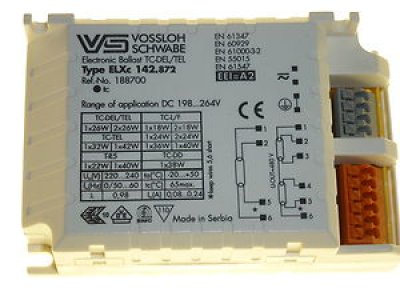 Vossloh ELXc 1x42W elektronikus előtét kompakt fénycsőhöz 142.872 188700