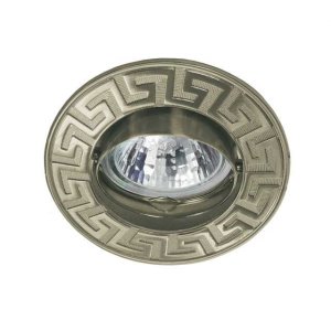 Kanlux CT-DT09-AB Rodos MR16 görög mintás antik bronz beépíthető spot lámpa 4688