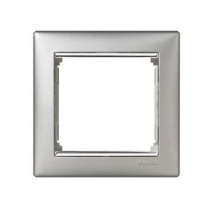 Legrand Valena egyes alumínium/ezüst keret 770351