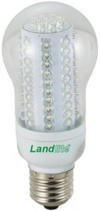 Landlite LED-A55-4,5W 4,5W E27 gömb alakú 88smd ledes izzó meleg fehér 01CEL402