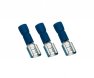 Szigetelt csúszósaru hüvely 2.5 mm2 12 x 6.4 mm kék